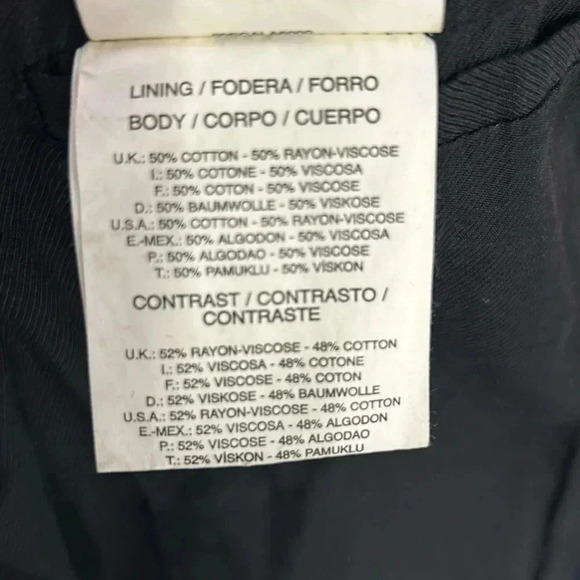 Diesel Black Gold Men's Navy Pea Coat - Picture 11 of 14